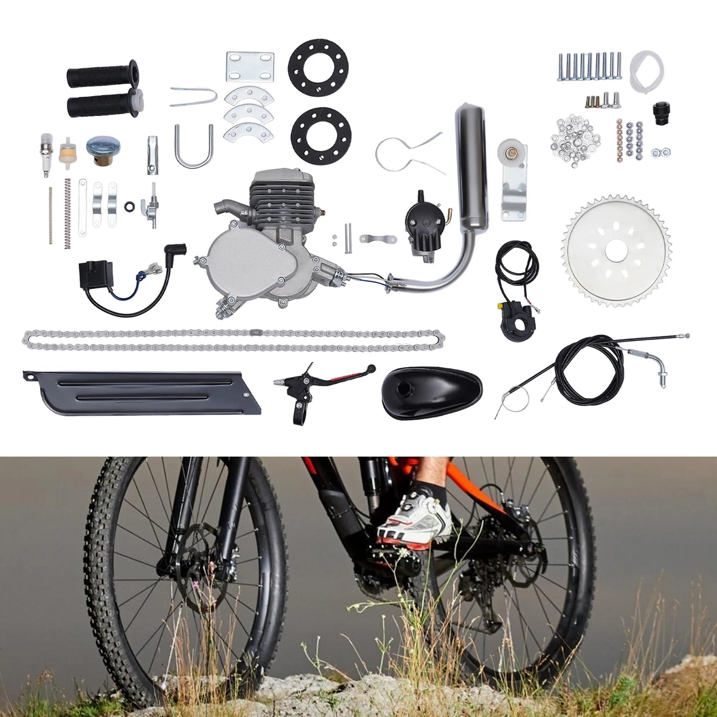 VeloBoost 80cc 2 Stroke Bicycle Engine Kit
